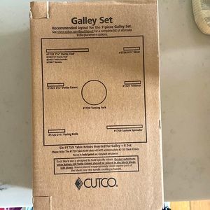 Cutco Galley Set 1744 + 6 steak knife block